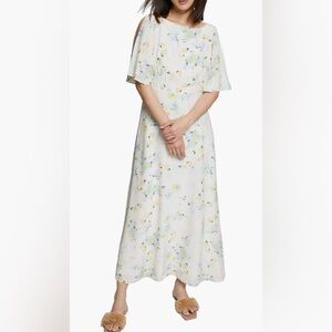& Other Stories Cream Floral Maxi Dress